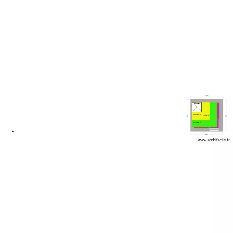 schéma de la salle de bain. Plan de 1 et 5 m² schéma de la salle de bain. Plan de 1 et 5 m²
