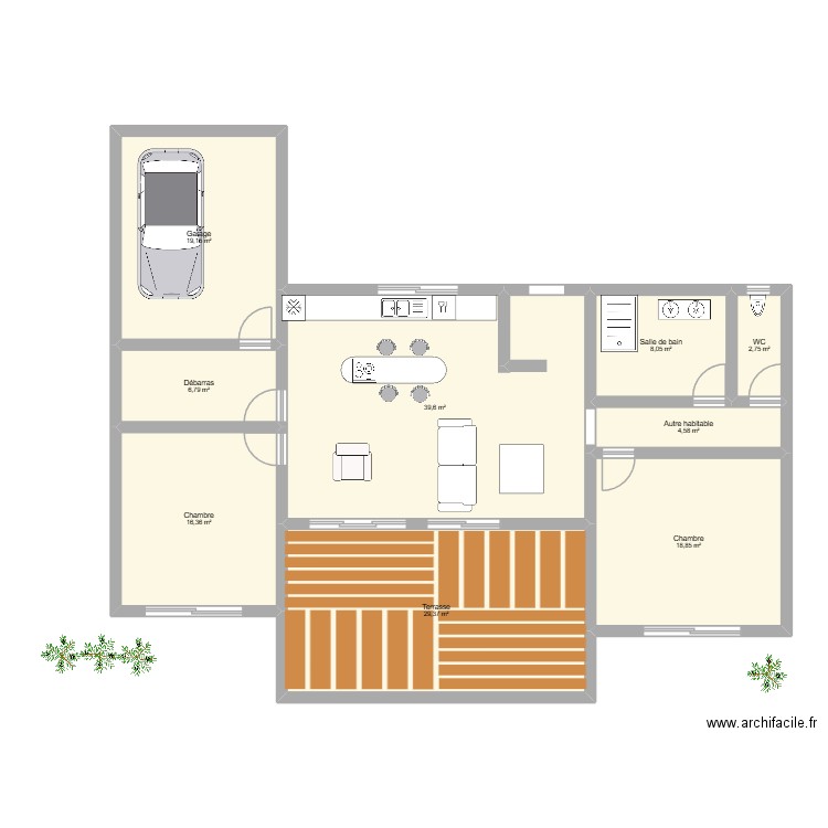 plan 1 sain martin CMISTE. Plan de 9 pièces et 145 m2