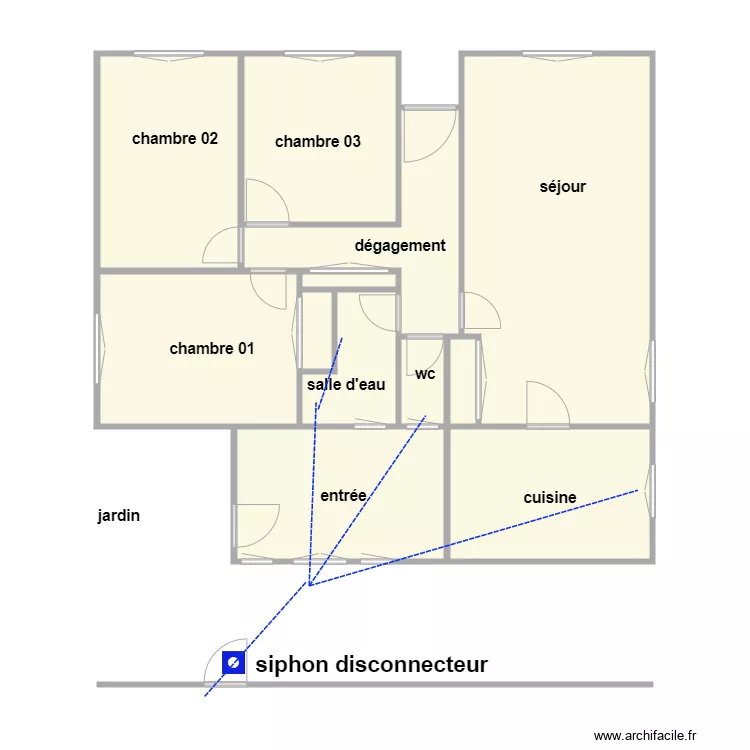 alma ass. Plan de 12  et 85 m²