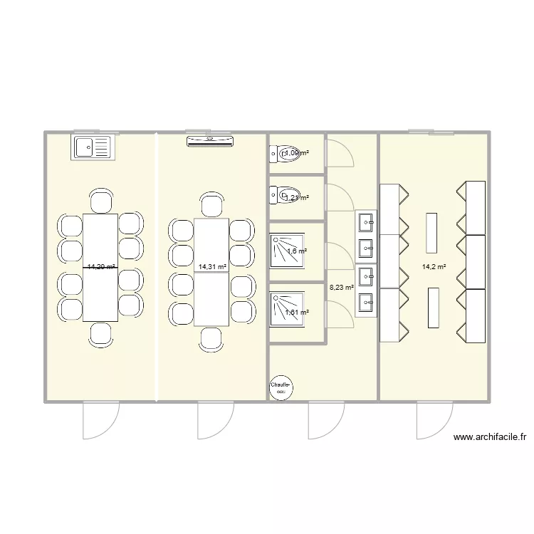 EGCS - CHANTIER GENAS. Plan de 