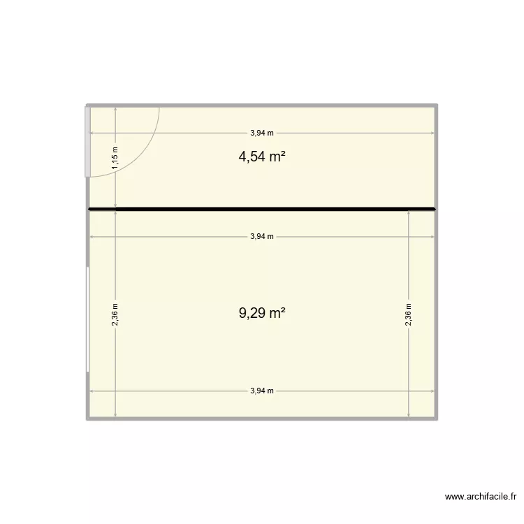 Cabane mouton tauzuc. Plan de 