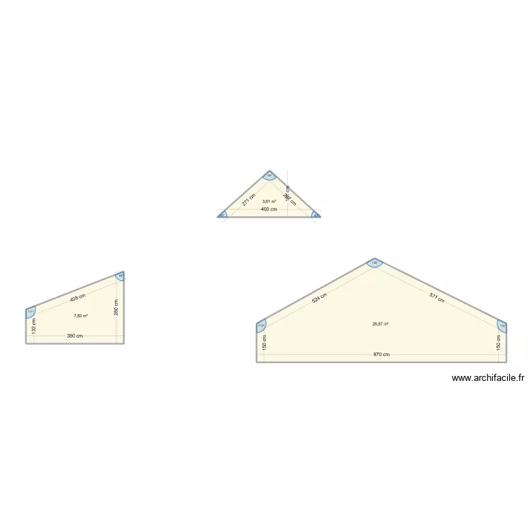 surface test. Plan de 