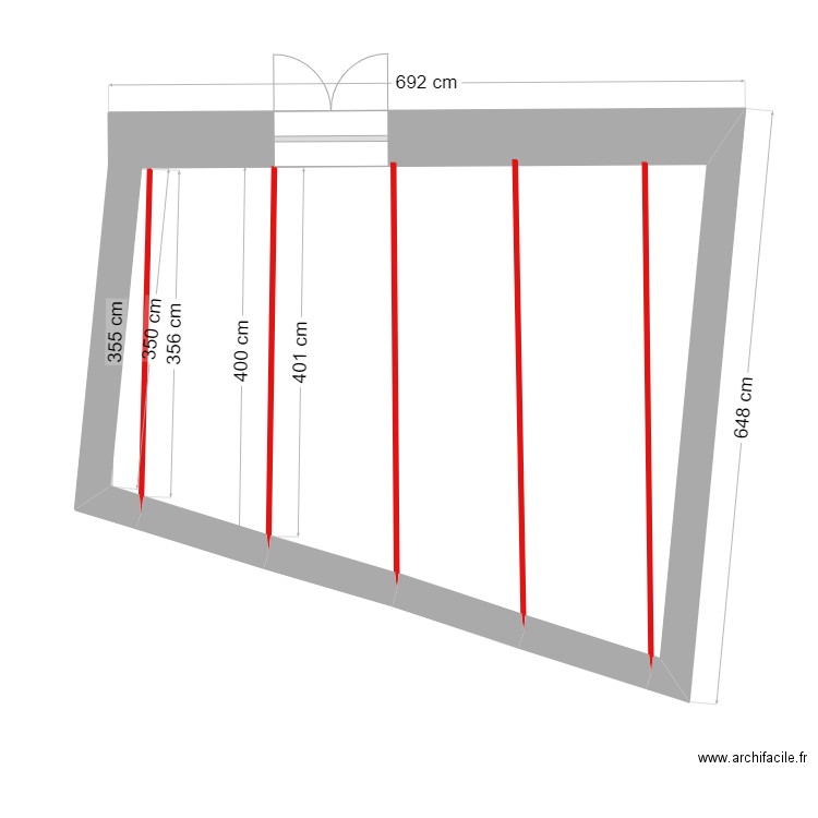 plan initial  pergolas. Plan de 0 pièce et 0 m2