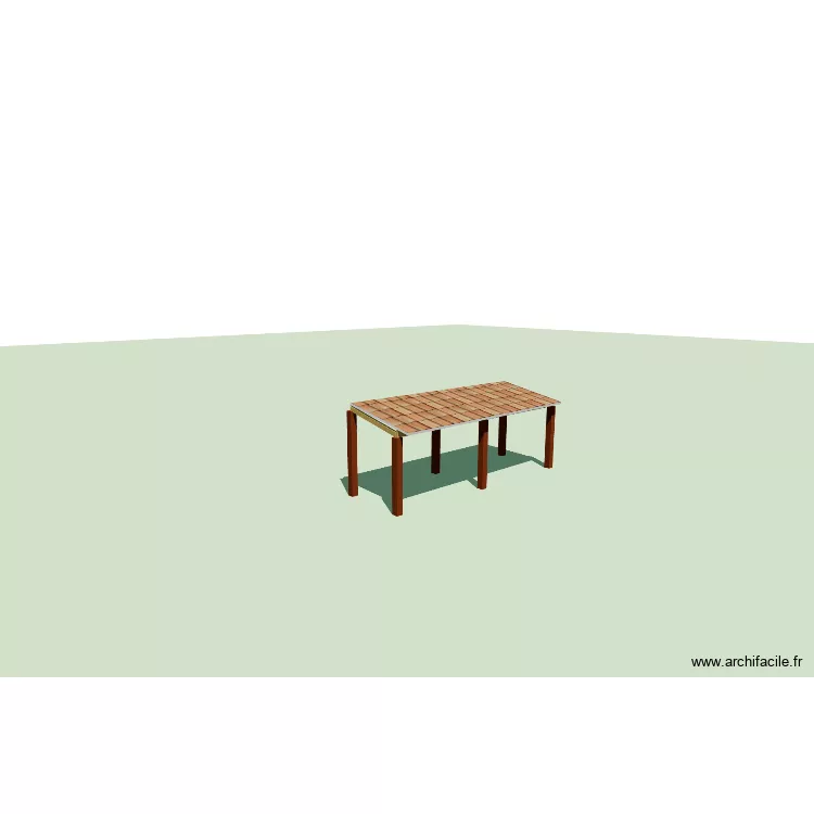 ABRI BORDET. Plan de 