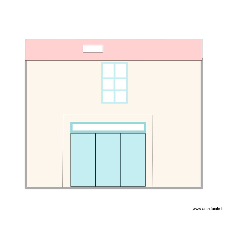 Fa&ccedil;ade 2. Plan de 0 pièce et 0 m2