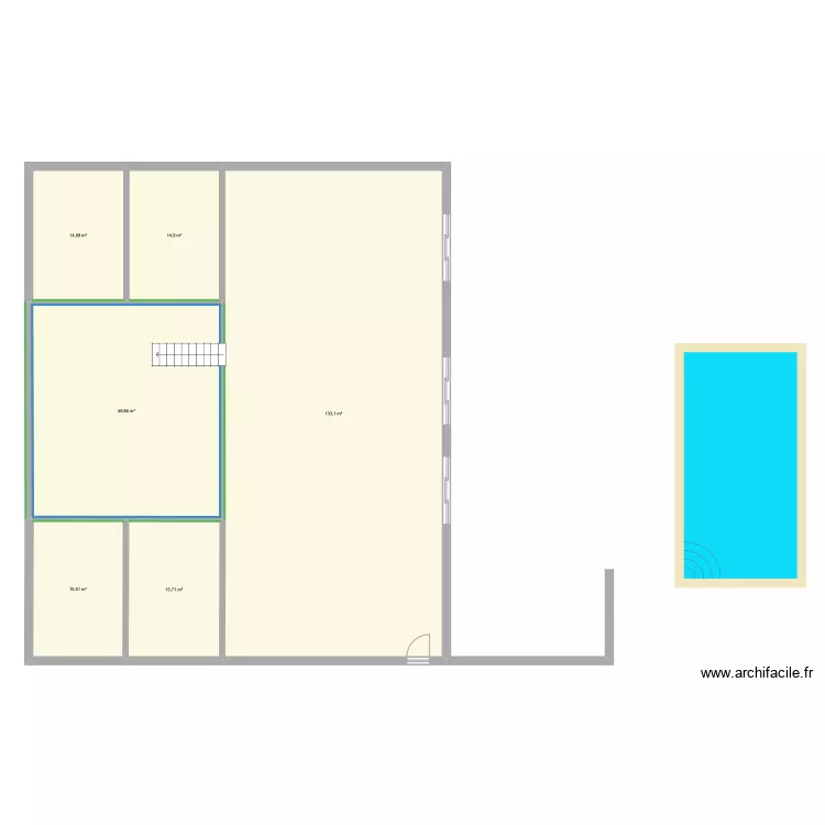 maison id&eacute;ale 1er. Plan de 