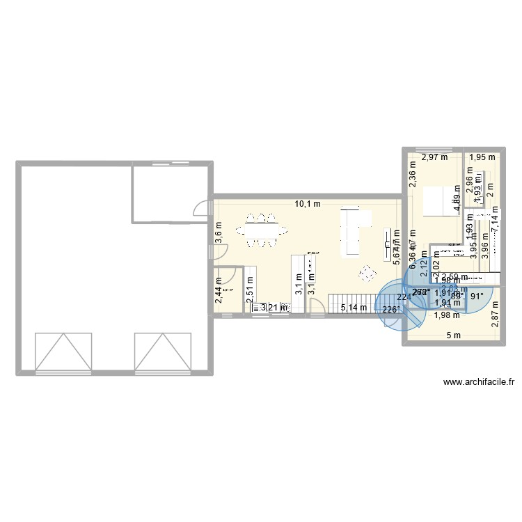 construction maison V2. Plan de 0 pièce et 0 m2