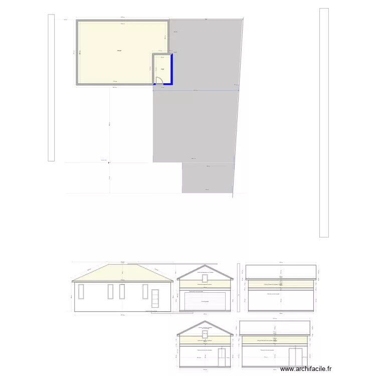 Plan de stationnement. Plan de 2 et 82 m² Plan de stationnement. Plan de 2 et 82 m²