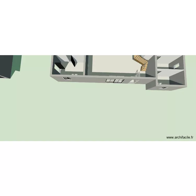 Projet maison PDG. Plan de 9 Pièces et 140 m²