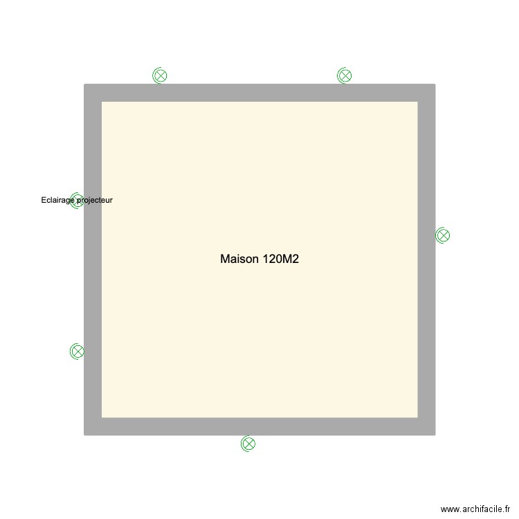 exterieur_avepozo. Plan de 1 pièce et 23 m2