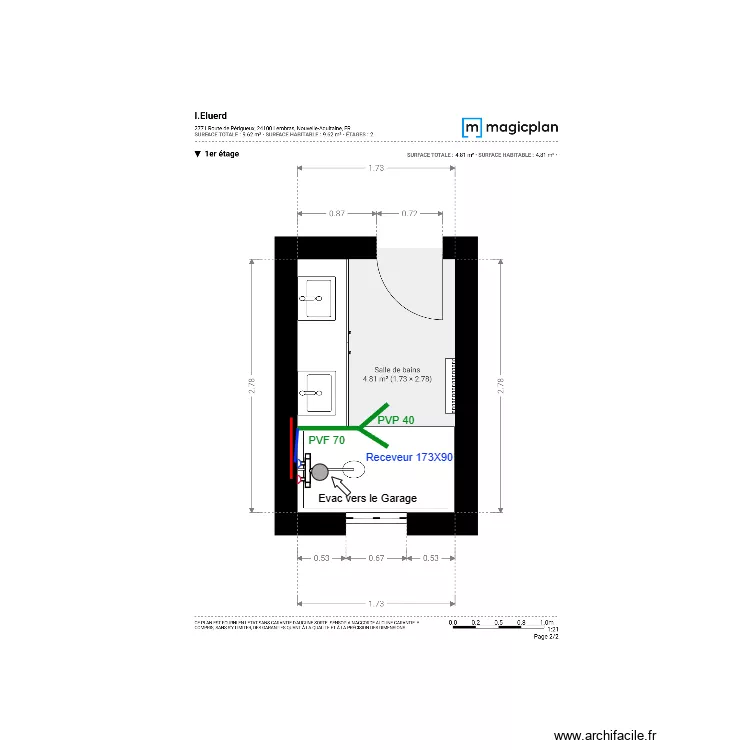 Plan Projet  Mme. Eluerd. Plan de 