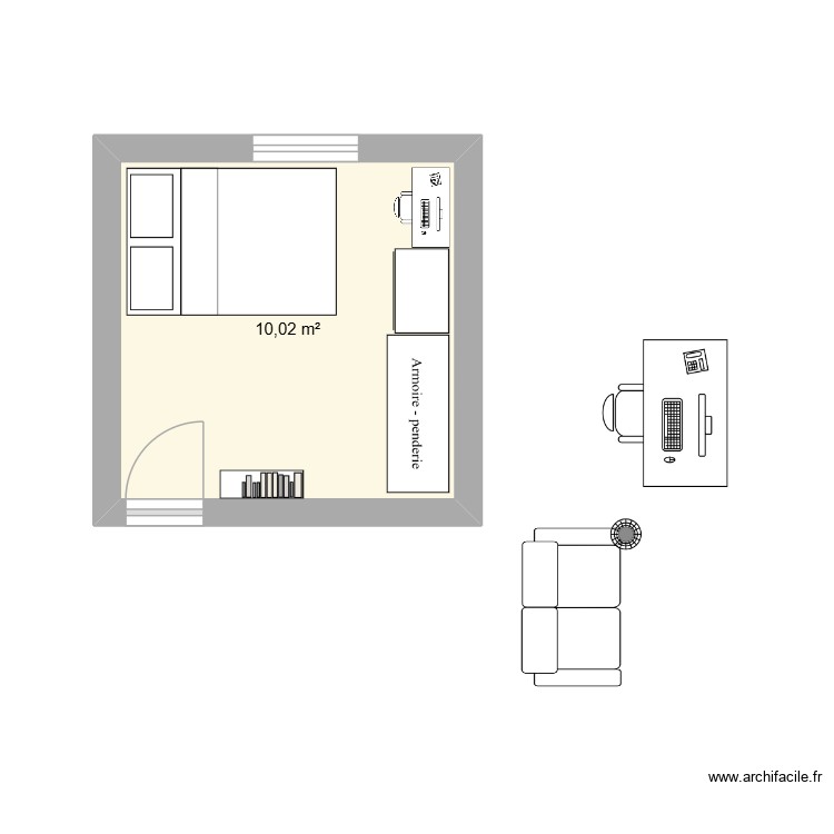 chambre2. Plan de 0 pièce et 0 m2