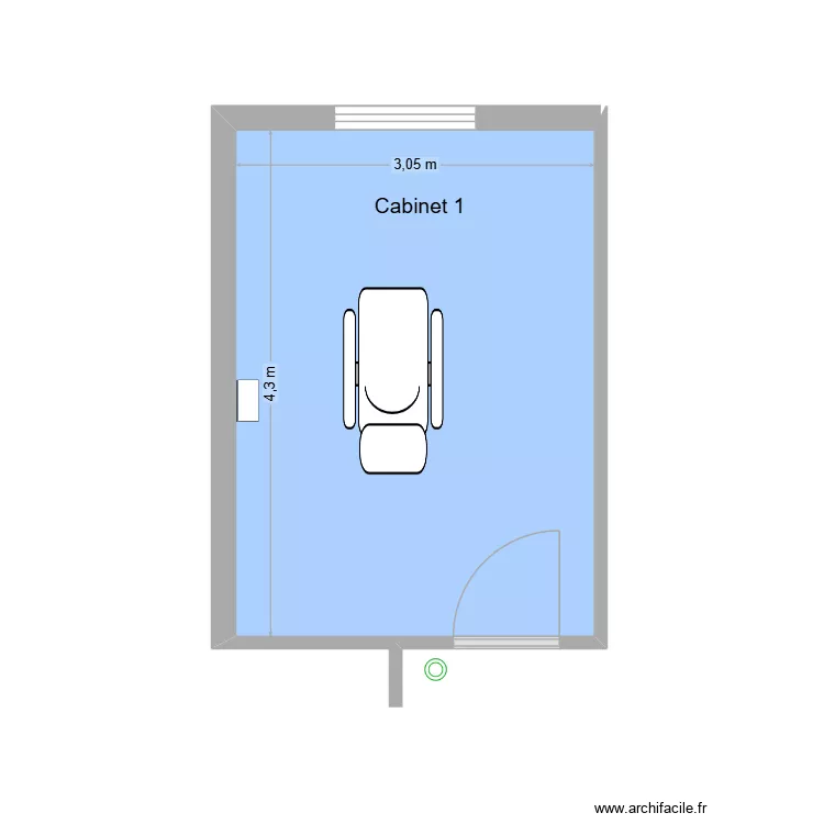 31288 Cabinet 1. Plan de 1 et 13 m² 31288 Cabinet 1. Plan de 1 et 13 m²