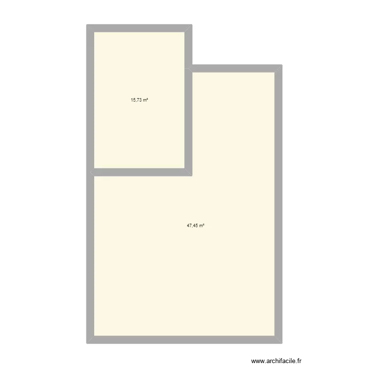mhamed1. Plan de 2  et 63 m²