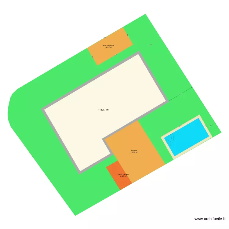 plan maison projet piscine. Plan de 1 et 117 m² plan maison projet piscine. Plan de 1 et 117 m²