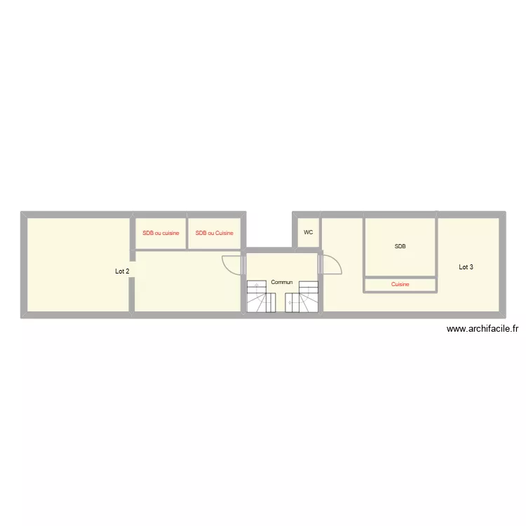 étage 1. Plan de 8 et 73 m² étage 1. Plan de 8 et 73 m²