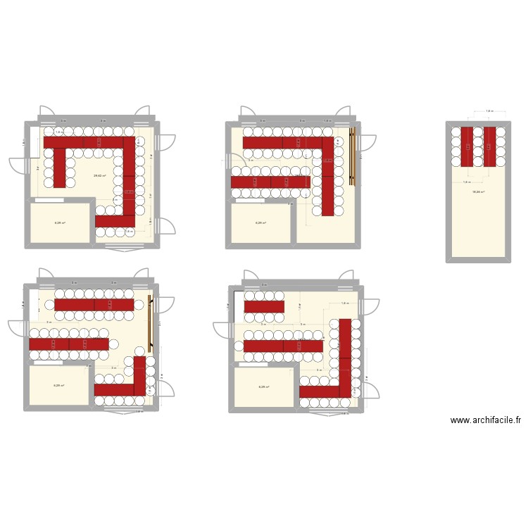 soignolles1. Plan de 9 pièces et 162 m2