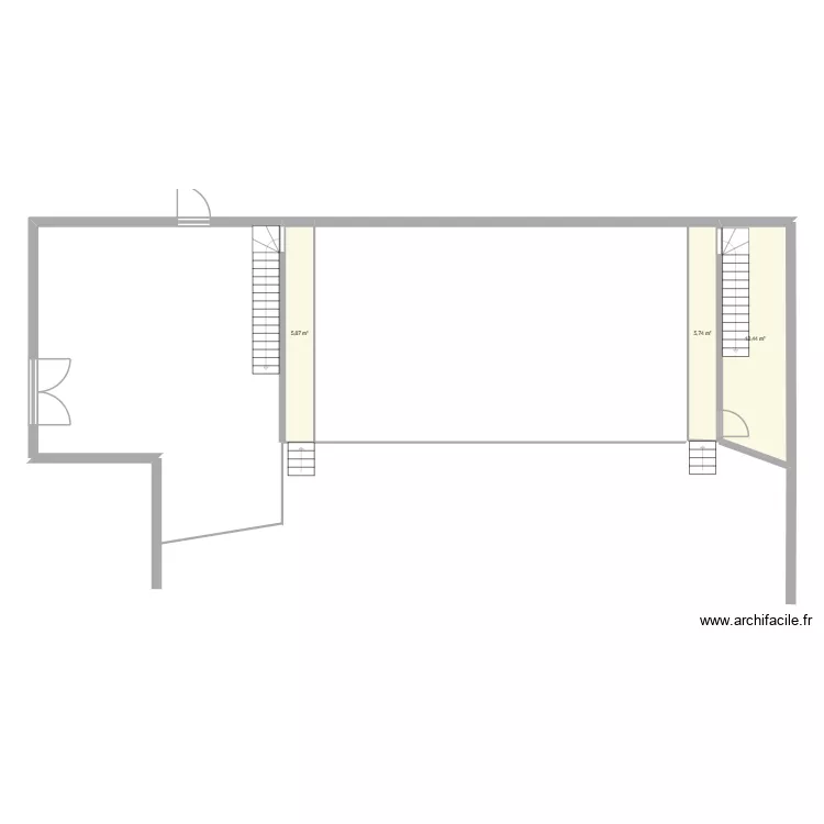 scène exterieur. Plan de 3 et 25 m² scène exterieur. Plan de 3 et 25 m²