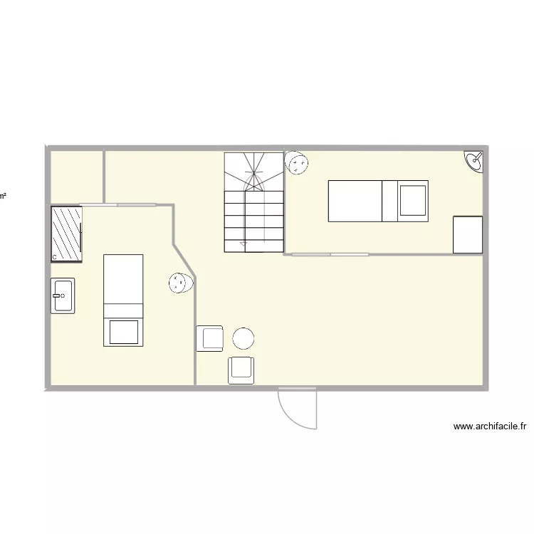 DOSSIER DE VENTE INSTITUT. Plan de 3  et 44 m²