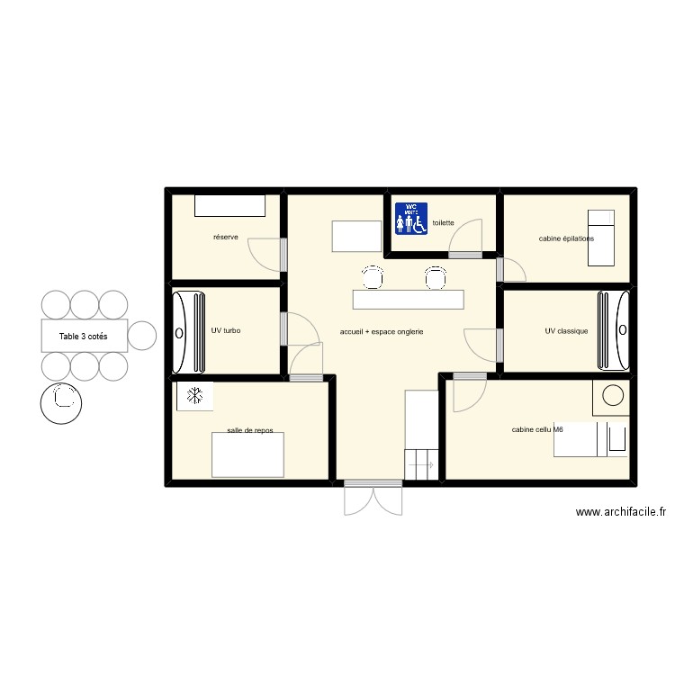 institut pd. Plan de 0 pièce et 0 m2