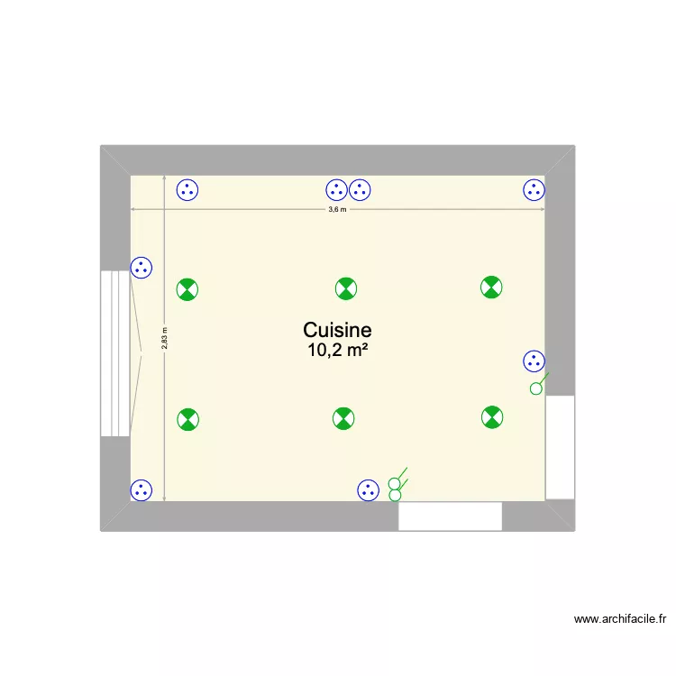 cuisine. Plan de cuisine. Plan de