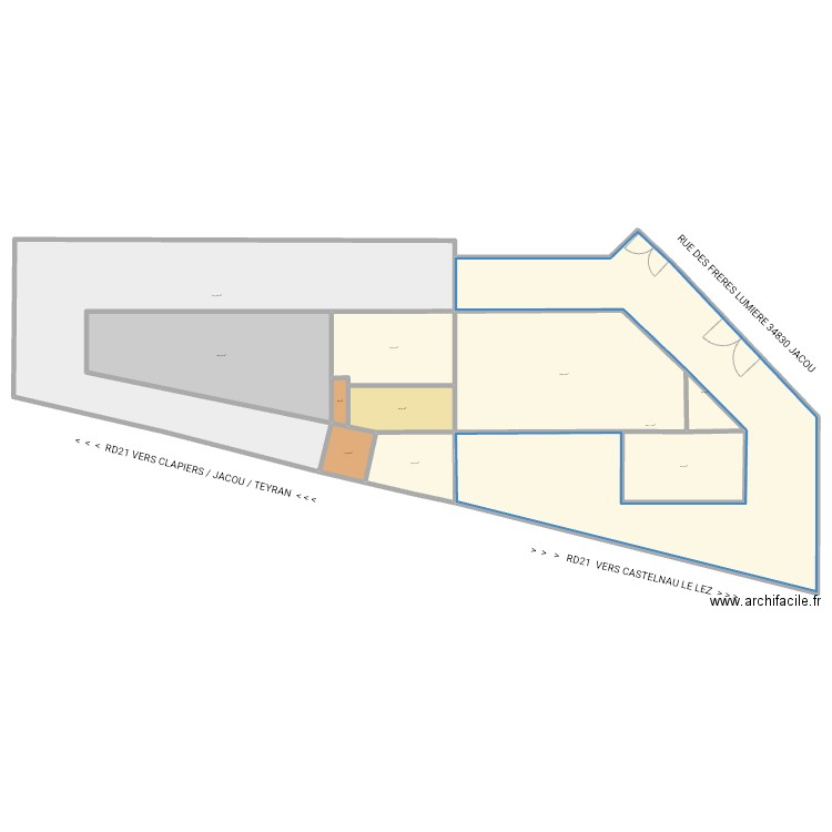 AK99 BATIMENT PERIFERIE EXTENSION REST 020124. Plan de 11 pièces et 940 m2