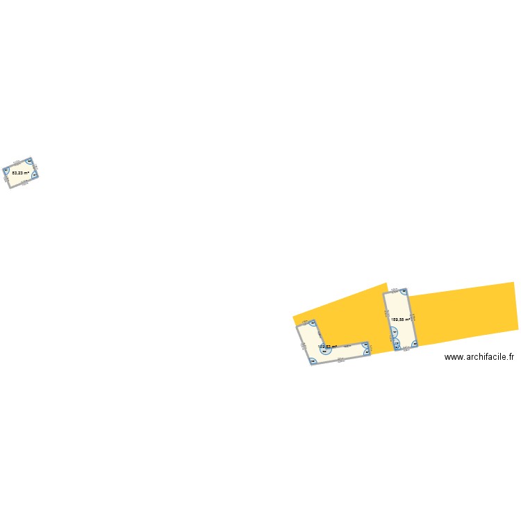 plan6cocheret. Plan de 3 pièces et 463 m2