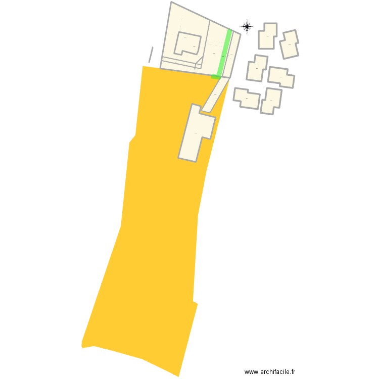 La Cochais A727 V6. Plan de 13 pièces et 2374 m2