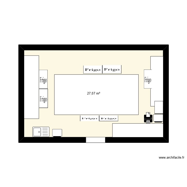 waffle factory. Plan de 0 pièce et 0 m2