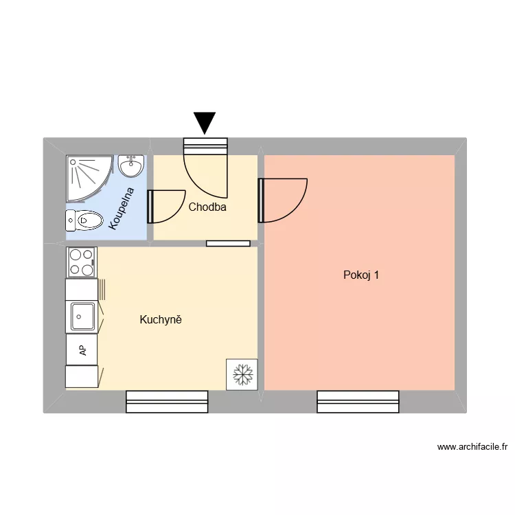 SNP 615, byt 9. Plan de 8 et 152 m² SNP 615, byt 9. Plan de 8 et 152 m²