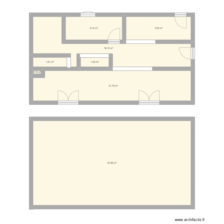 Maison Chelles. Plan de 8 pièces et 116 m2