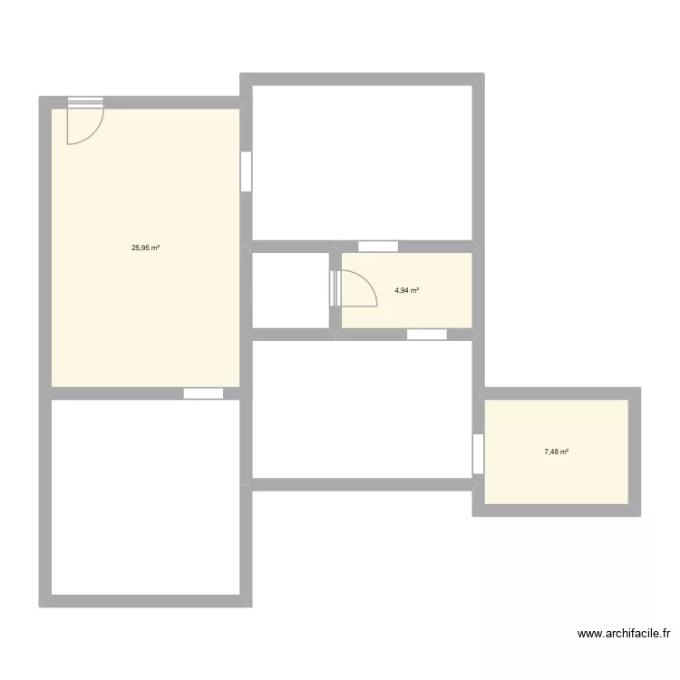 le lycé. Plan de 3 Pièces et 38 m² le lycé. Plan de 3 Pièces et 38 m²