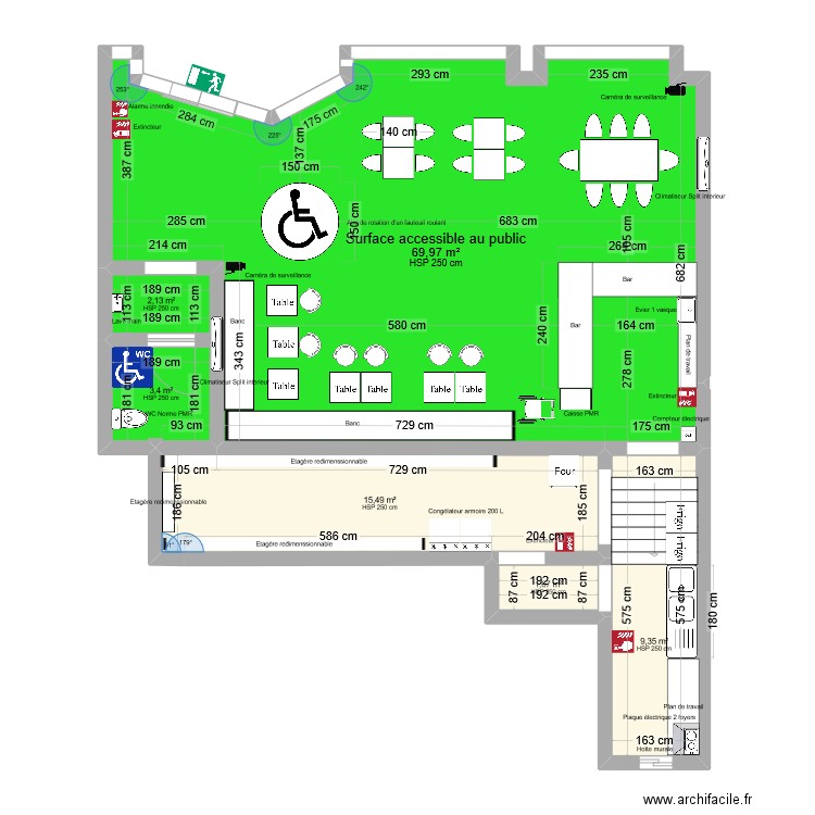 OTTO Implation. Plan de 6 pièces et 102 m2