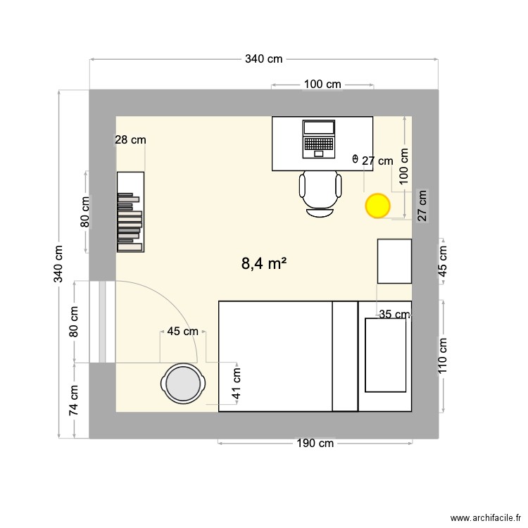 yes. Plan de 0 pièce et 0 m2