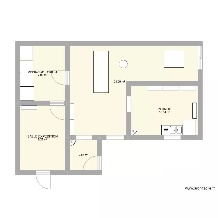sabots. Plan de 5 et 54 m² sabots. Plan de 5 et 54 m²