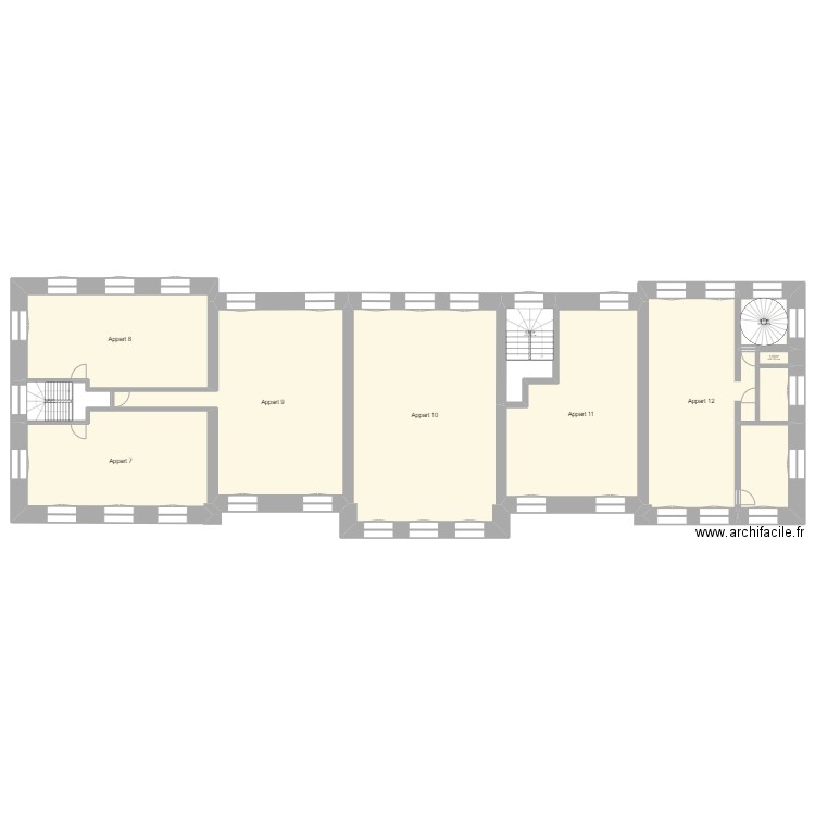 MAZENC. Plan de 25 pièces et 850 m2