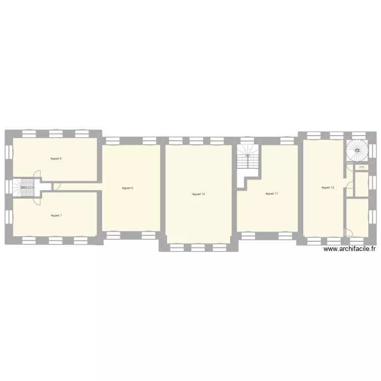 MAZENC. Plan de 