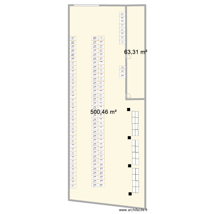 plan saint marcel. Plan de 2 pièces et 564 m2