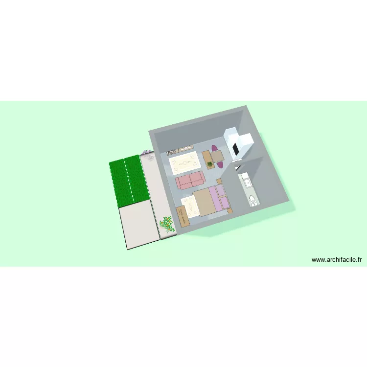 studio 2. Plan de 2 et 24 m² studio 2. Plan de 2 et 24 m²
