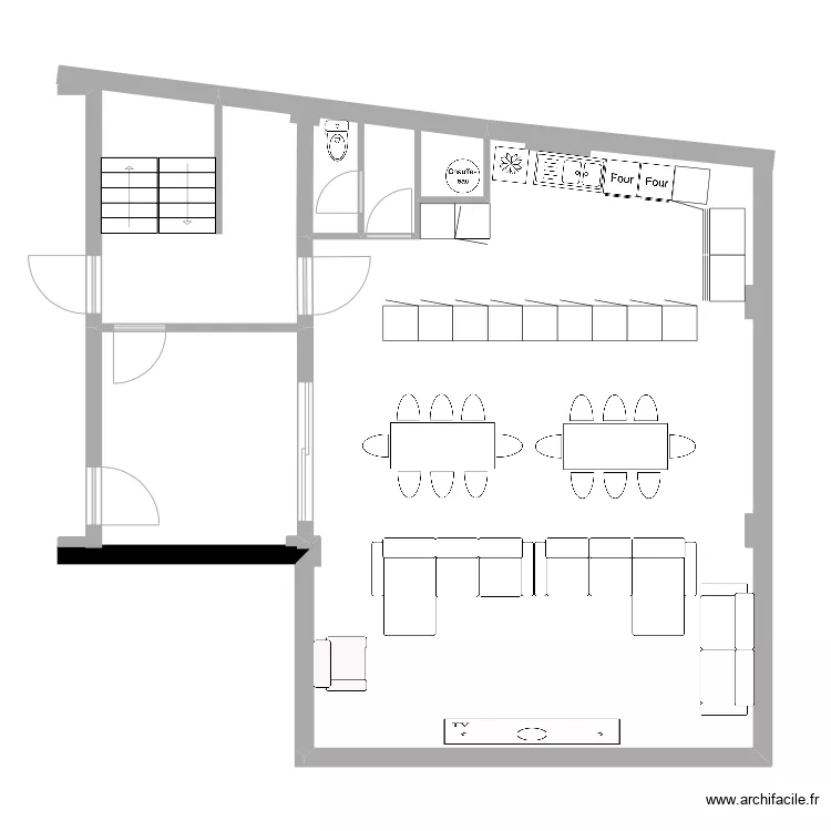 Plan 1er Etage/2 19 FM. Plan de 