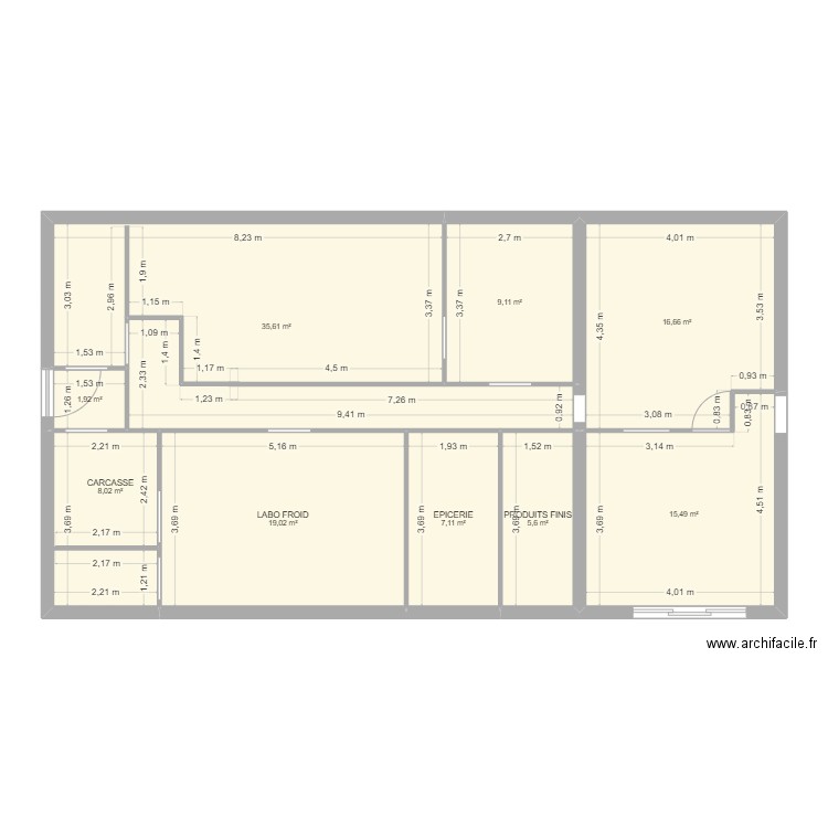 BASE SUR MESURE 2504170907. Plan de 9 pièces et 119 m2
