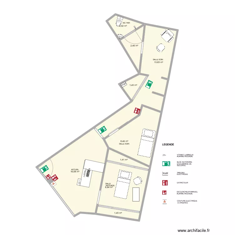 tatoueur gare SECURITE. Plan de 