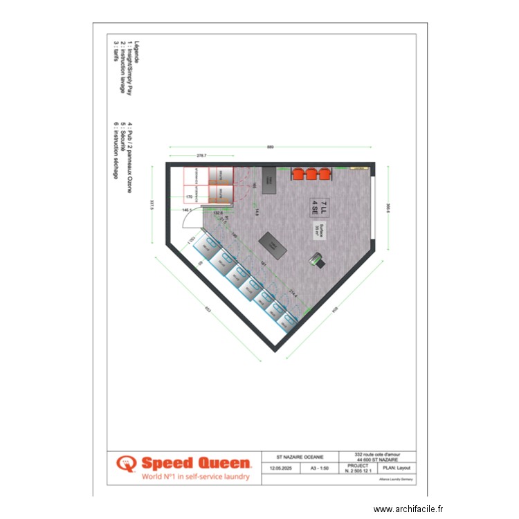 SQ ST NAZAIRE 2025. Plan de 0 pièce et 0 m2