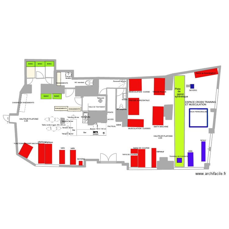 PLANS DU9/12/2025. Plan de 6 pièces et 16 m2
