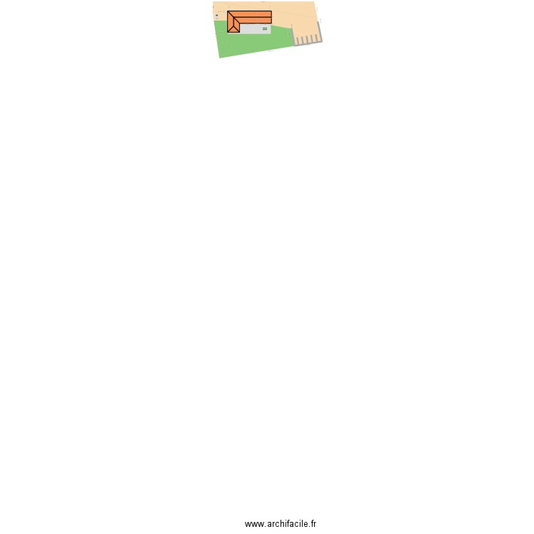 implantation 2. Plan de 1 pièce et 216 m2