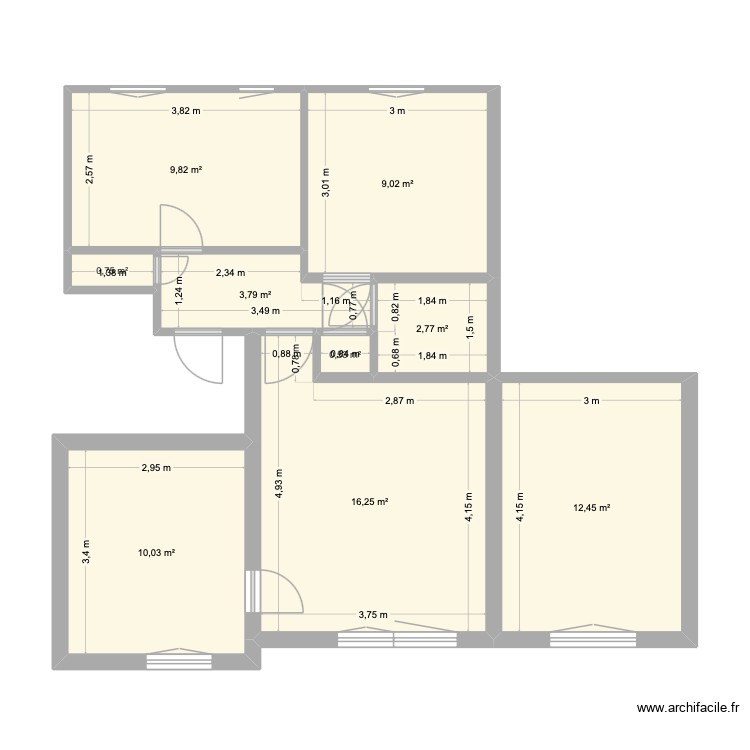 APPARTEMENT. Plan de 0 pièce et 0 m2