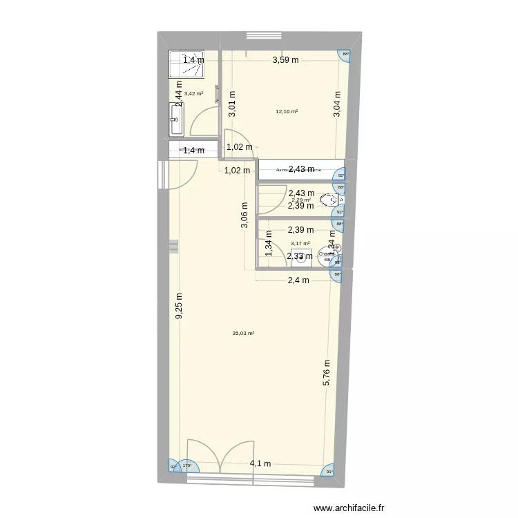 PP 7 BIS 2. Plan de 5 et 56 m² PP 7 BIS 2. Plan de 5 et 56 m²