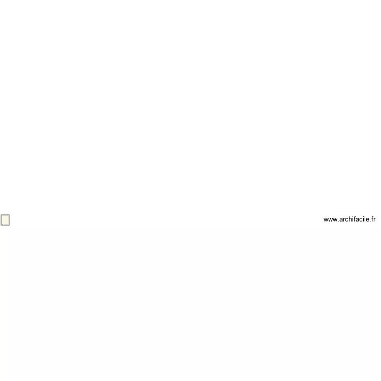 Appartement th&eacute;rapeutique. Plan de 1  et 61 m²