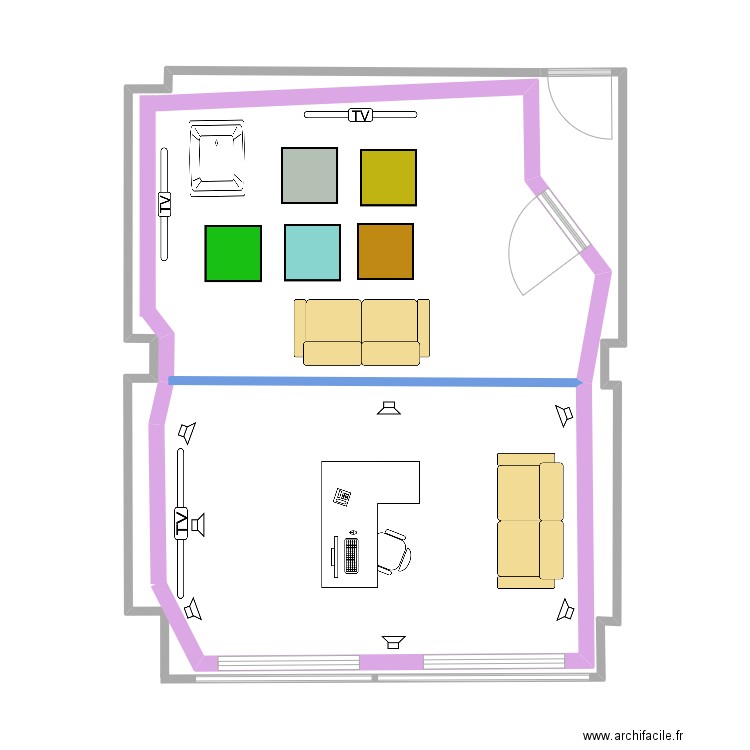 SDS surface base. Plan de 0 pièce et 0 m2