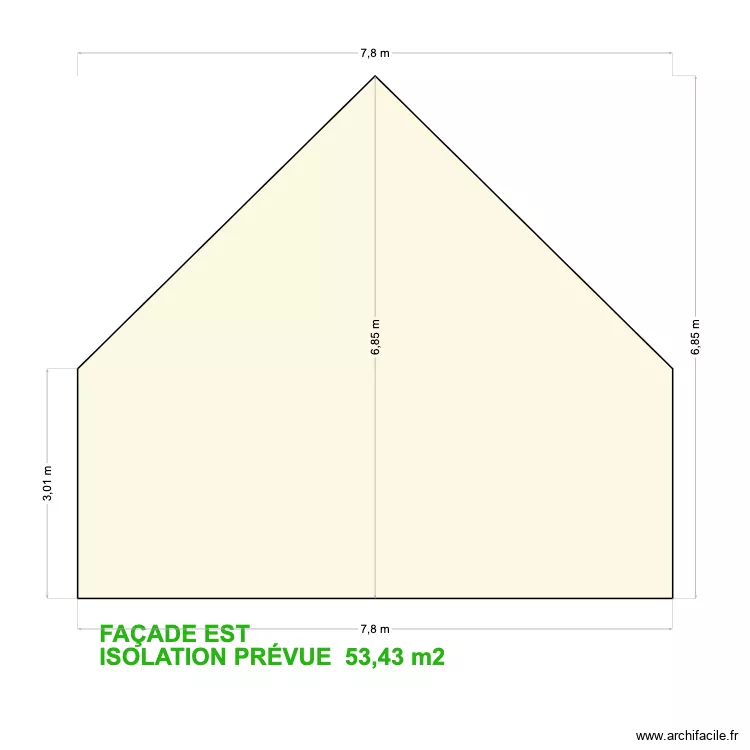 BUISSON SYLVIA FAÇADE EST. Plan de BUISSON SYLVIA FAÇADE EST. Plan de